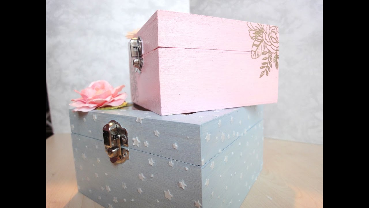 Peinture deco boite