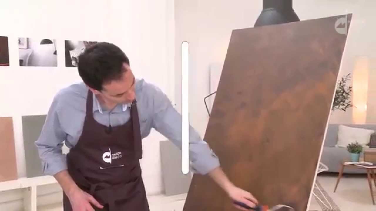Peinture deco effet metal