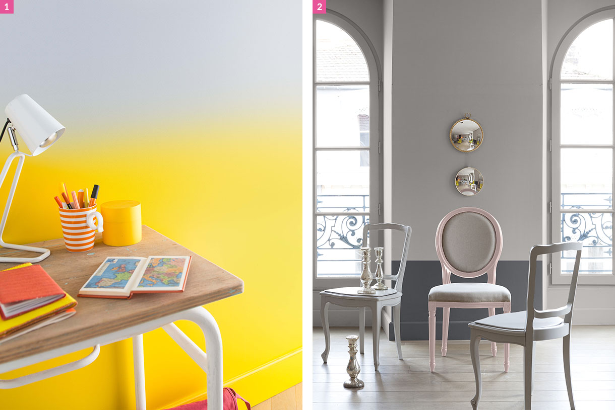 Peinture soubassement maison