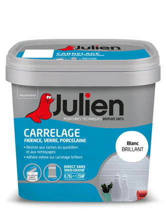 Peinture carrelage aubergine