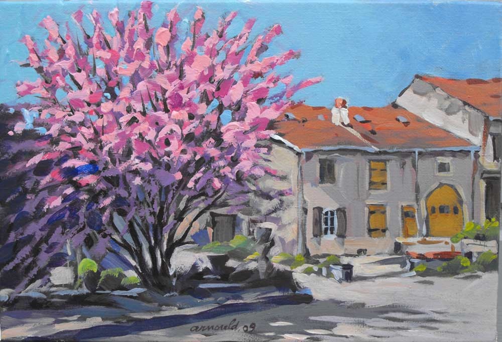 Peinture acrylique paysage
