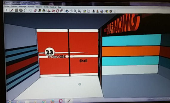 Peinture deco garage