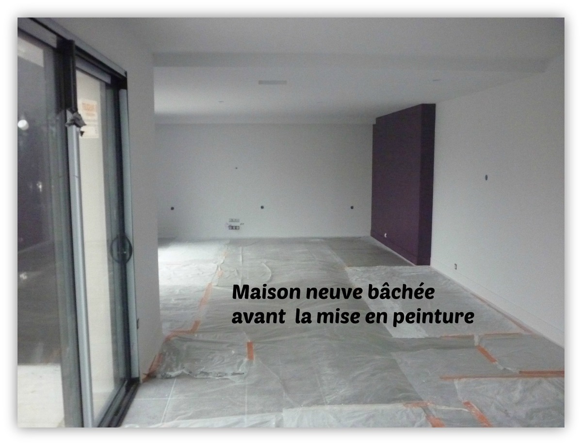 Peinture maison neuve au black