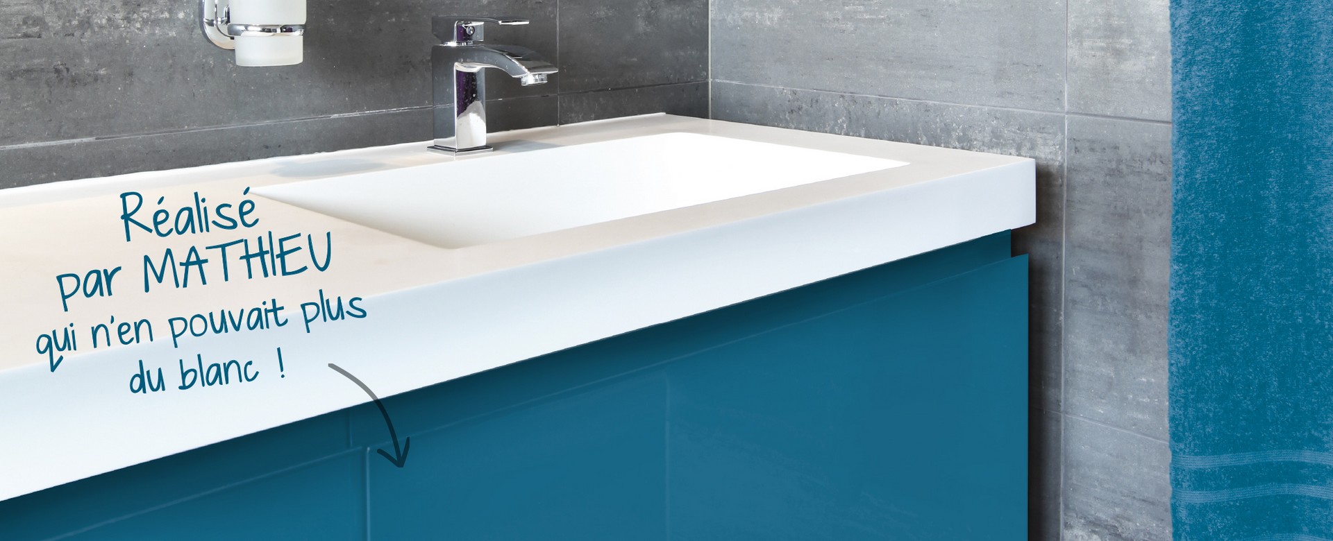 Peinture blanche cuisine salle de bain