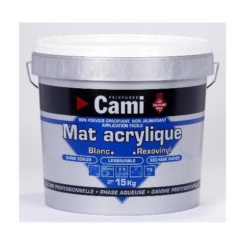 Peinture acrylique travaux