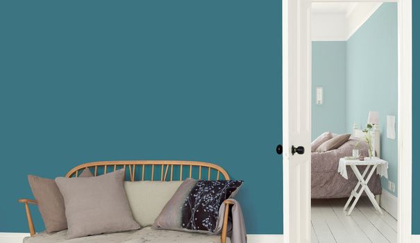 Peinture bleu canard pour cuisine