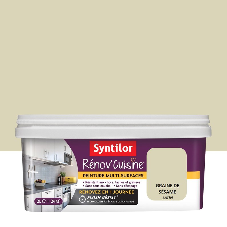 Peinture cuisine v33 sesame