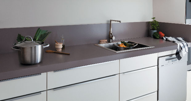 Peinture carrelage plan de travail