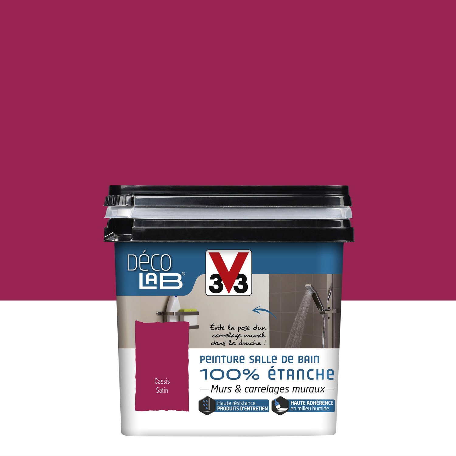 V33 peinture cuisine cassis