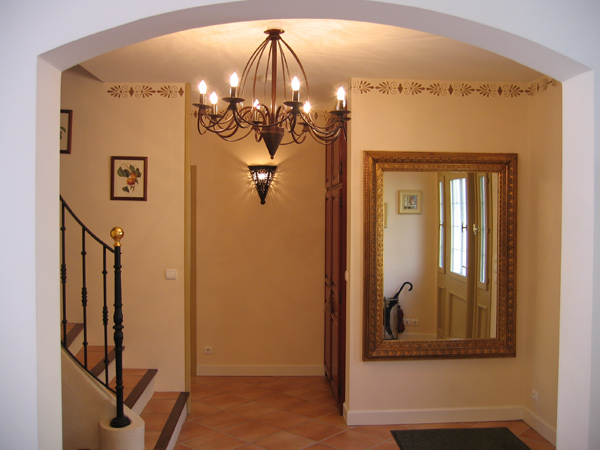 Decoration peinture hall