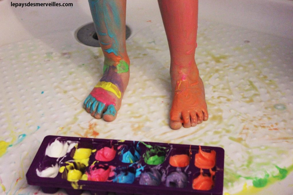 Peinture maison pour le bain