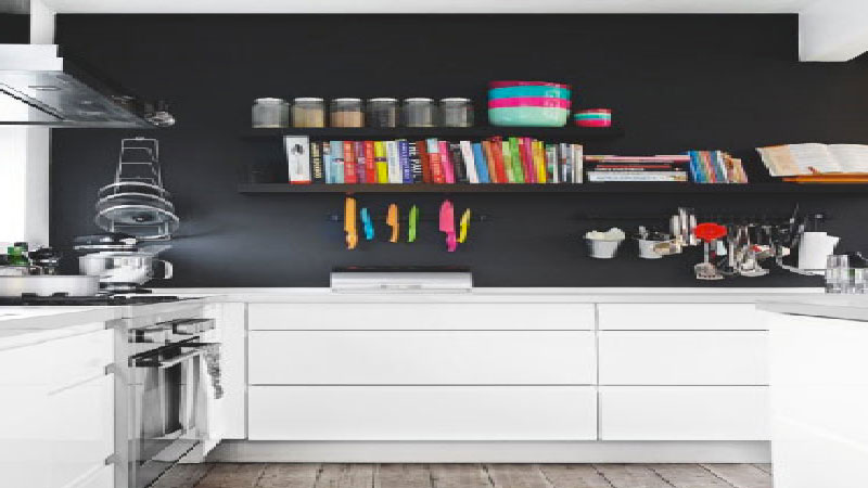Couleur peinture pour cuisine noire