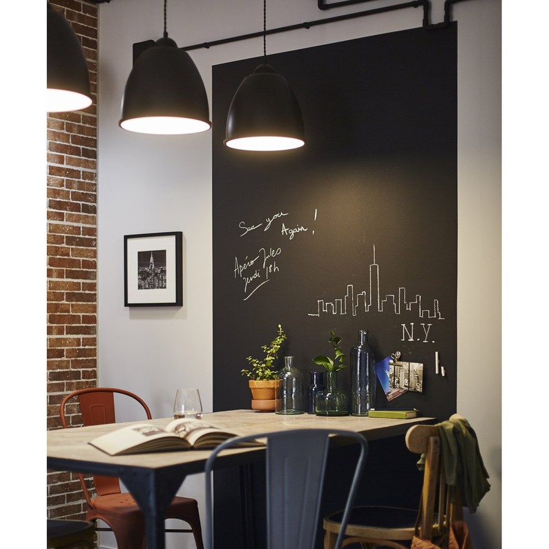 Peinture carrelage noir mat