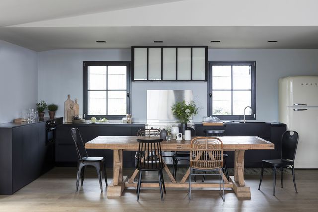 Peinture cuisine rose clair