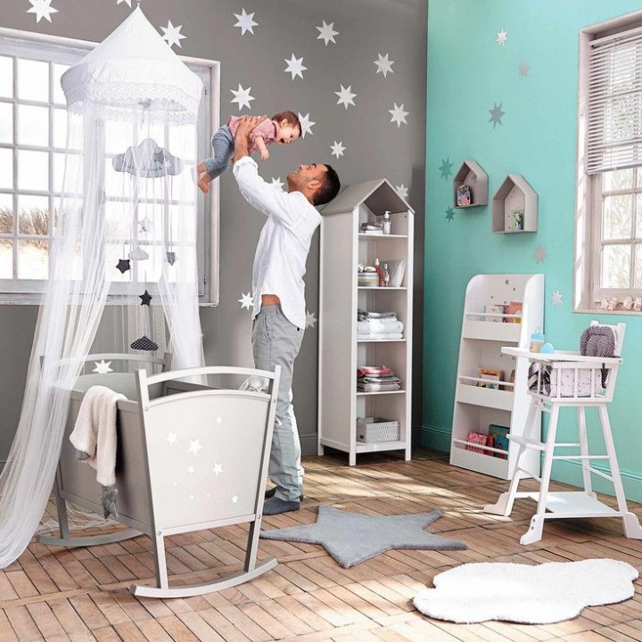 Peinture decoration chambre fille