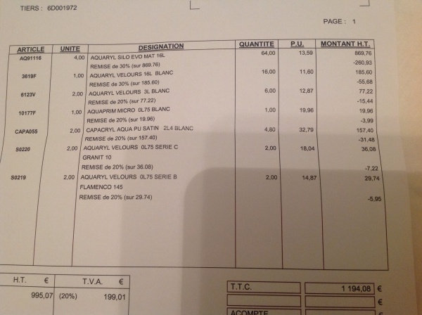 Devis peinture studio