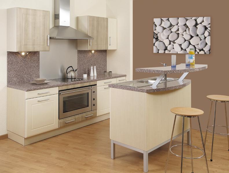 Peinture cuisine meuble marron