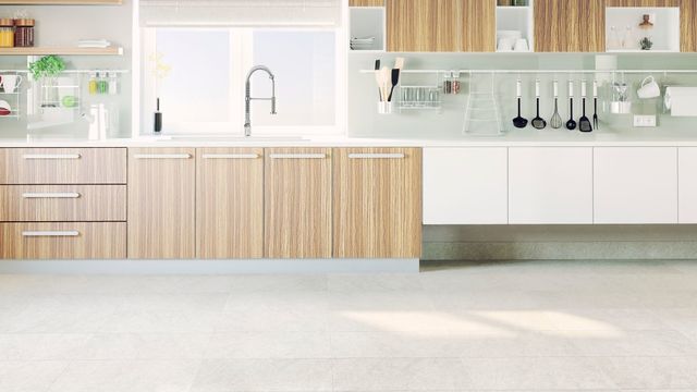 Peinture plan de travail cuisine en carrelage