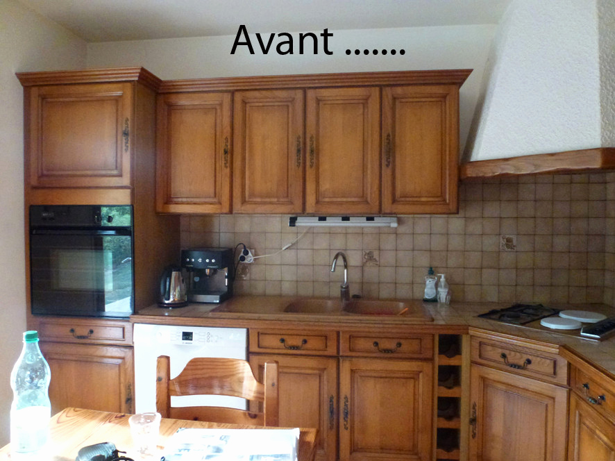 Repeindre cuisine avant apres