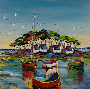 Peinture acrylique au couteau