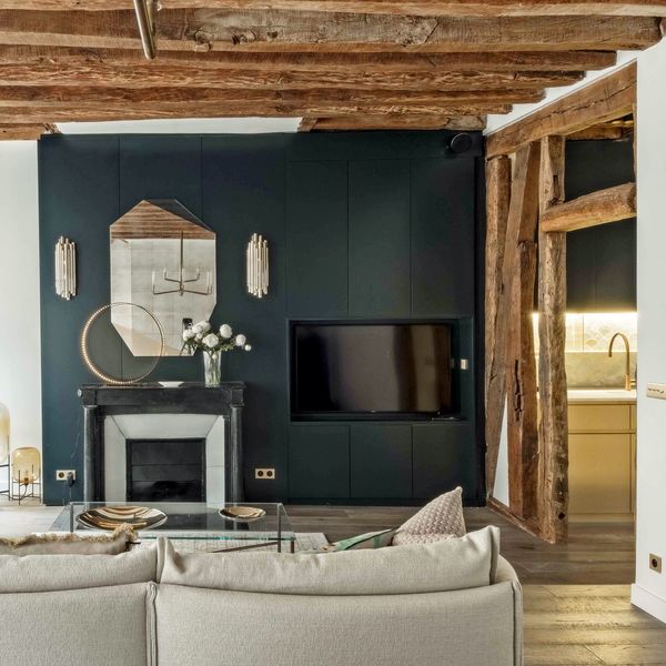 Peinture deco pour cheminée