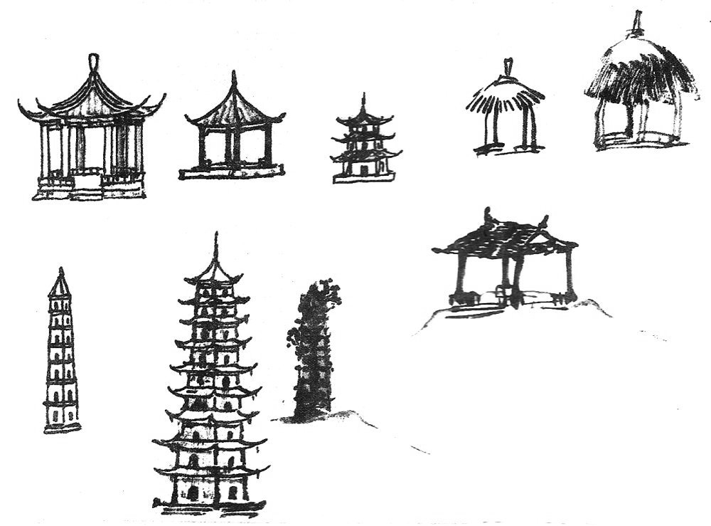 Peinture maison chinoise