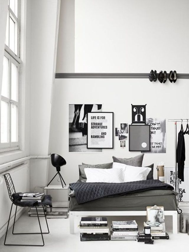 Peinture deco noir et blanc