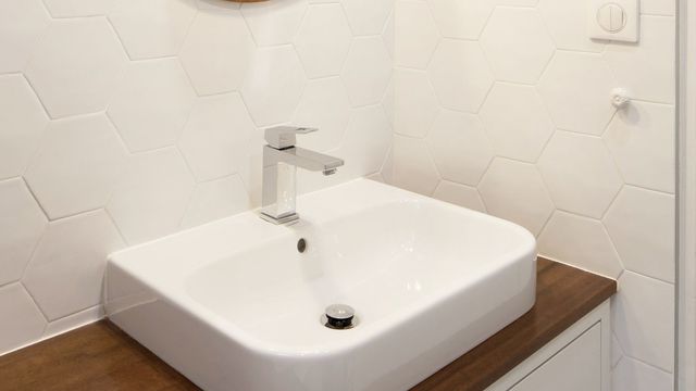 Peinture carrelage blanc